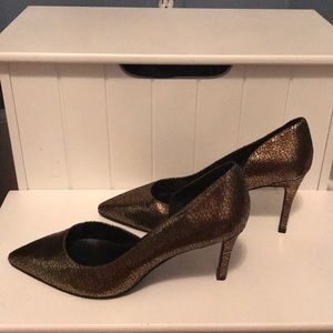 NYE! Bronze & black stilettos